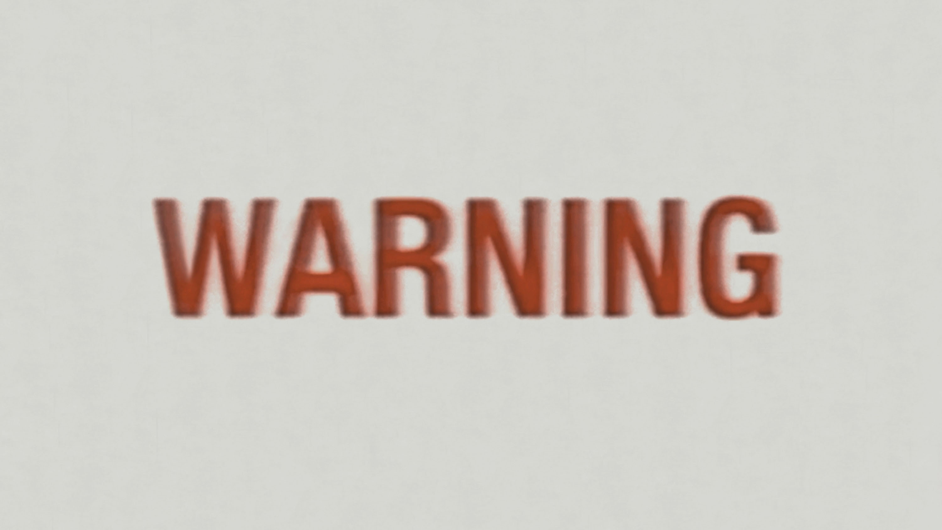 Warning